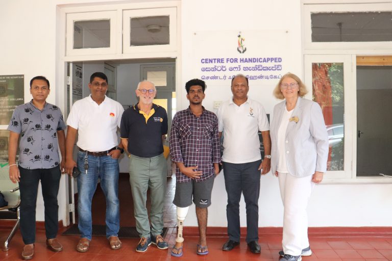 Visit by Rotary Club of Sydney, Australia Officials to the Centre for the Handicapped
